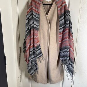 Prologue Beige V-Neck Coat